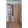 Шкаф для книг со стеклянной и глухой дверьми 375*370*2216 мм